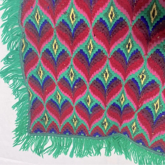 Vintage Handmade Woven Tapestry Art  Decor - Picture 7 of 13